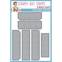 Scrappy Boy Stamps - Dies - Mini Album Tab