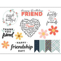 Scrapbook Customs - Laser Cuts - Friends