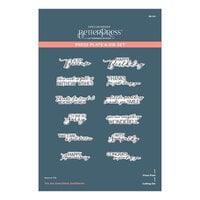 Spellbinders - BetterPress Collection - Press Plates and Die Set - Pressed Posies - You are Everything Sentiments