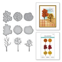Spellbinders - Autumn Archives Collection - Etched Dies - Changing Trees
