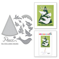 Stampendous - Season Of Wonder Collection Collection - Etched Dies - Peace Dove