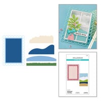 Spellbinders - Lisa Horton - Summertime Collection - Etched Dies - Open Lace Frame And Landscapes