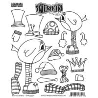 Stampers Anonymous - Dylusions - Cling Mounted Rubber Stamps - Robin Couture