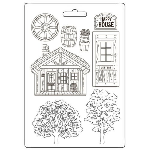 Stamperia - Alterego Collection - Moulds - Cottage