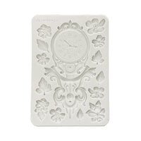 Stamperia - Gardens Of Time Collection - Moulds - Clock and Flowers