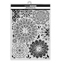 Stamperia - Gardens Of Time Collection - Art Stories - Stencils - Mandala Pattern