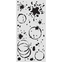 Stamperia - Secret Diary Collection - Stencils - Ink Splatter