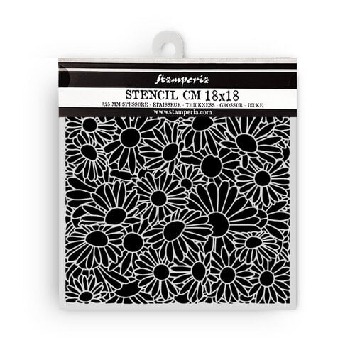 Stamperia - Daisy Art Collection - Stencils - Daisies Pattern