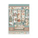 Stamperia - White Christmas Collection - Washi Tape - Washi Pad - 8 Sheets