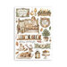 Stamperia - White Christmas Collection - Washi Tape - Washi Pad - 8 Sheets