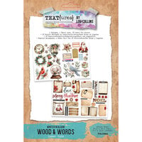 TEXTures by Lou Collins - Winter In Bloom Collection - Laser Cuts - Wood & Words