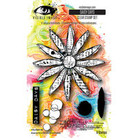 Visible Image - Grunge Florals - Clear Photopolymer Stamps - Daisy Days
